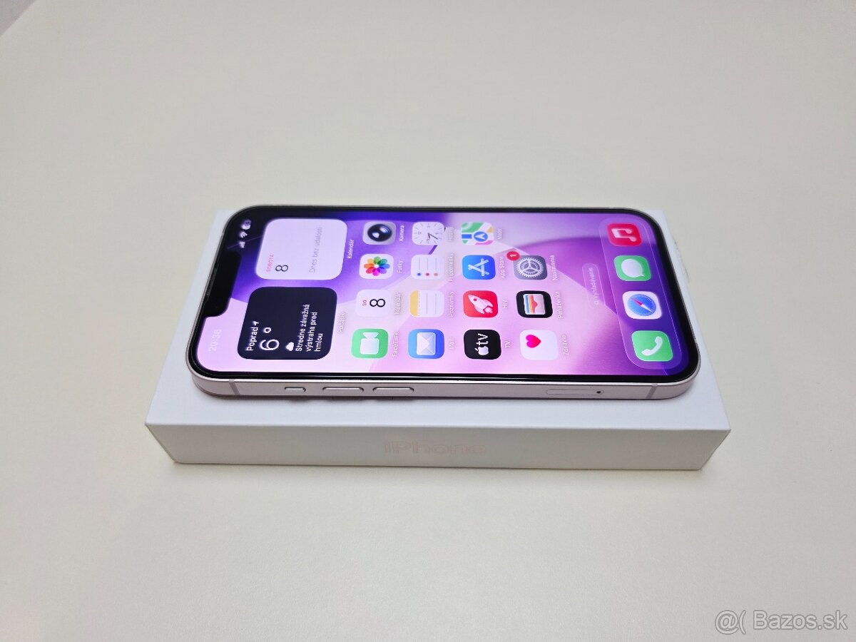APPLE IPHONE 13 128GB PINK,ZDRAVIE BATERKY 100% - 4