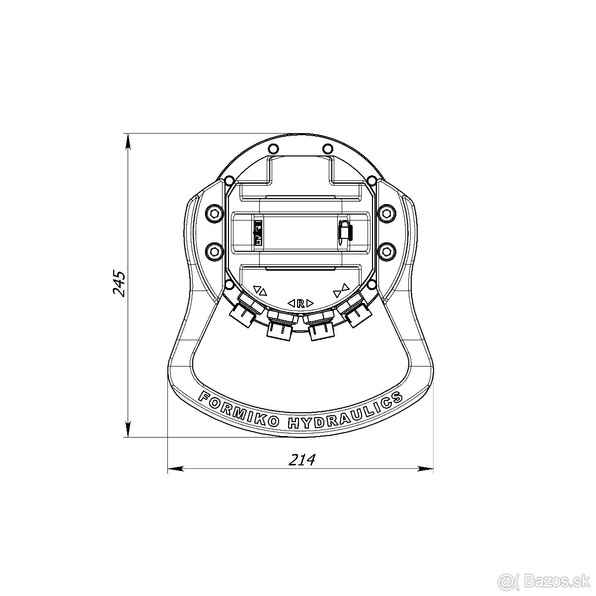 hydraulický rotátor FORMIKO 3t FHR 3000L - 4