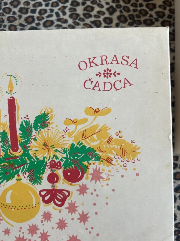 Retro vianočné gule 5ks/ Okrasa Čadca č.11 - 4