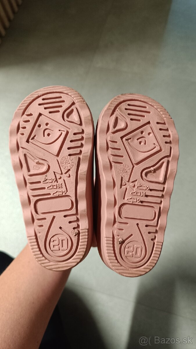 Enfant zateplené čižmy - veľkosť 20 - 4