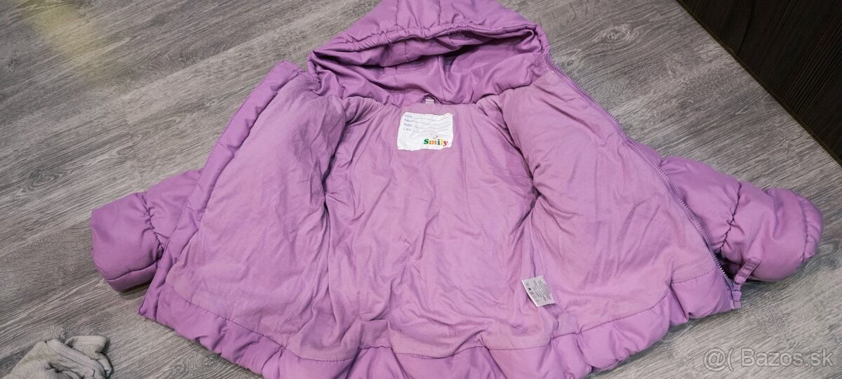 Extra teplá bunda dievčenská 92 v. Smily - 4