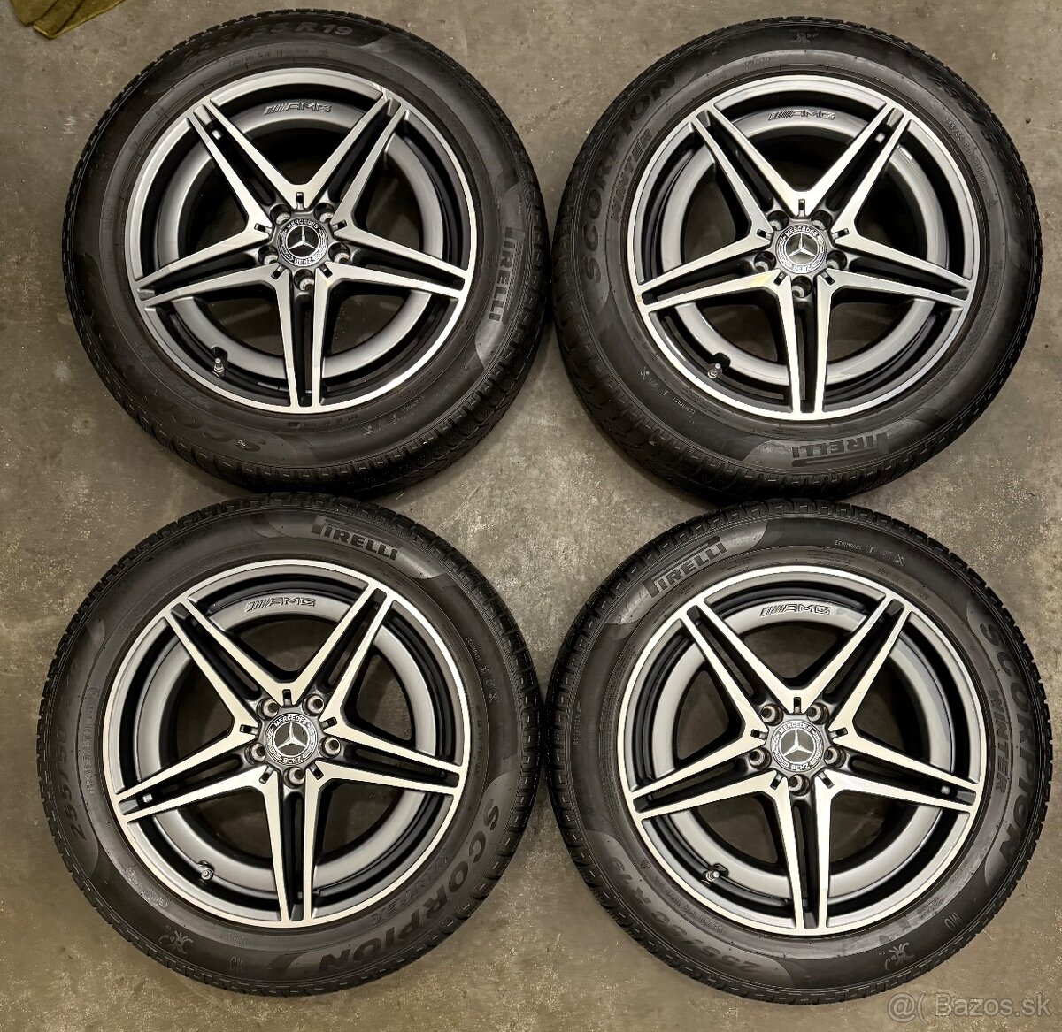 Zimná sada Mercedes Benz EQC AMG / GLC AMG 5x112 R19 - 4