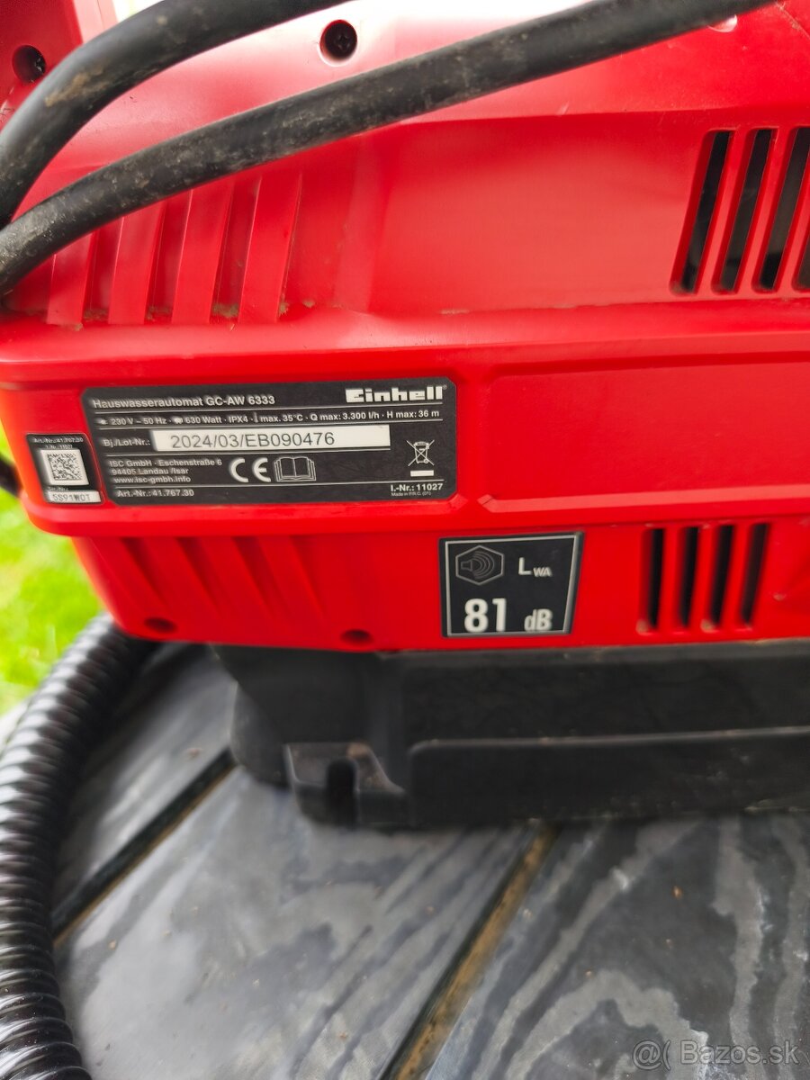 EINHELL Domáca vodáreň - 4