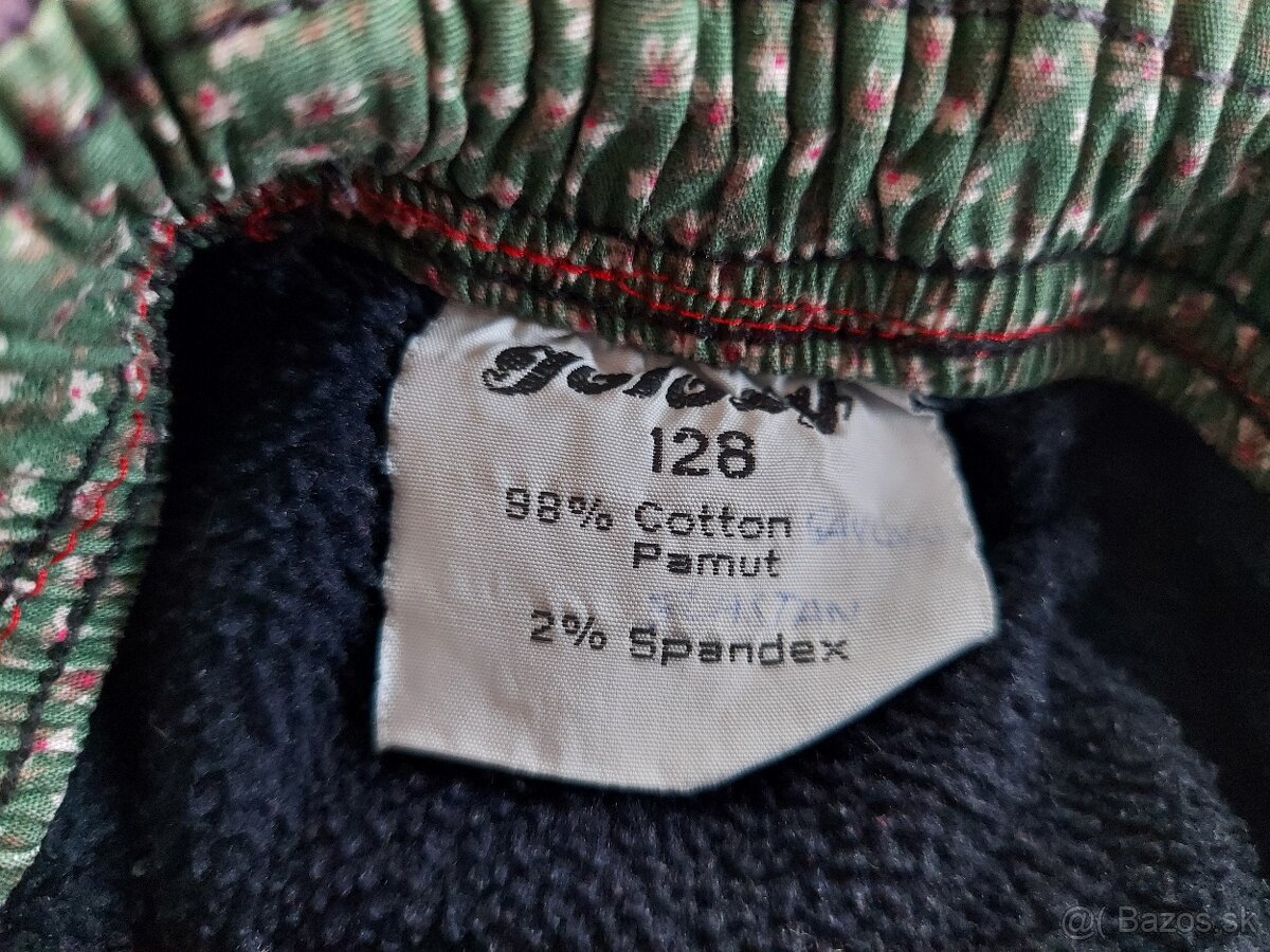 zateplené nohavice (128 cm) - 4