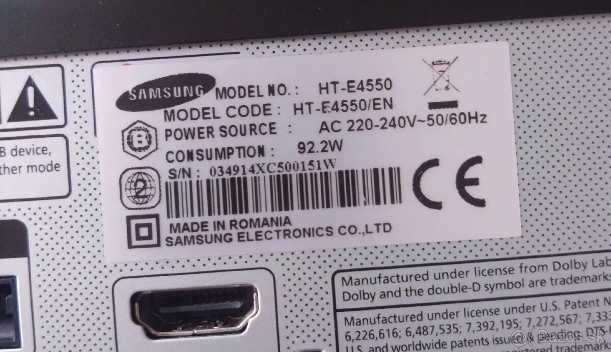 Domáce kino Samsung 5.1 - 4