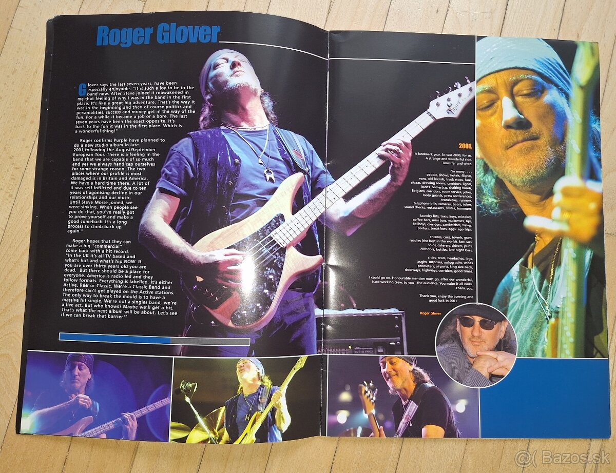 Deep Purple concert program book 3x - 4