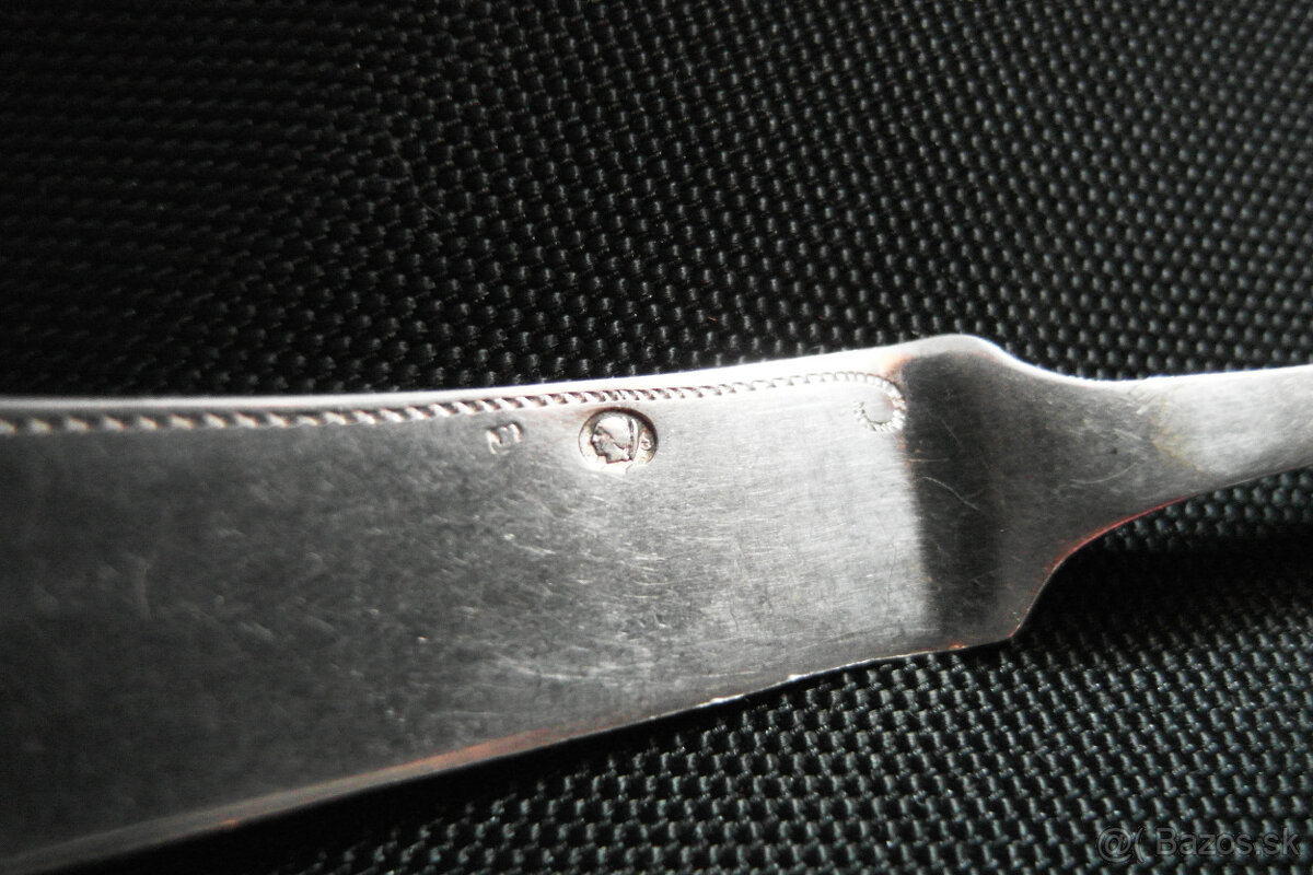 Dezertný nôž, nožík striebro - 4