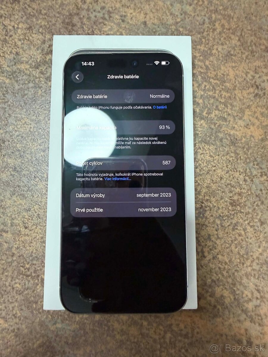 Predam iPhone 15 PRO max 256gb white - 4