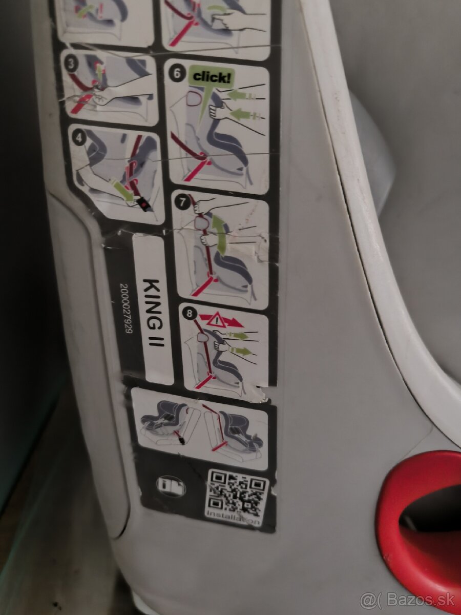 Autosedačka Britax rozmer King 2 - 4