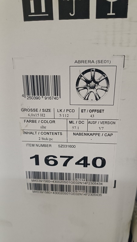 R15 5x112 ALU disky (škoda, VW, seat audi) - 4