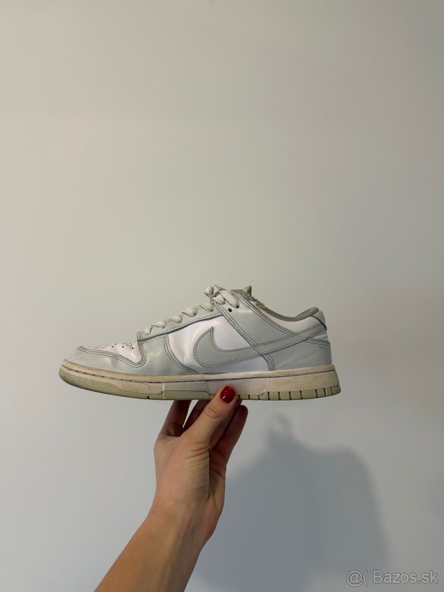 Nike dunk white/grey tenisky - 4
