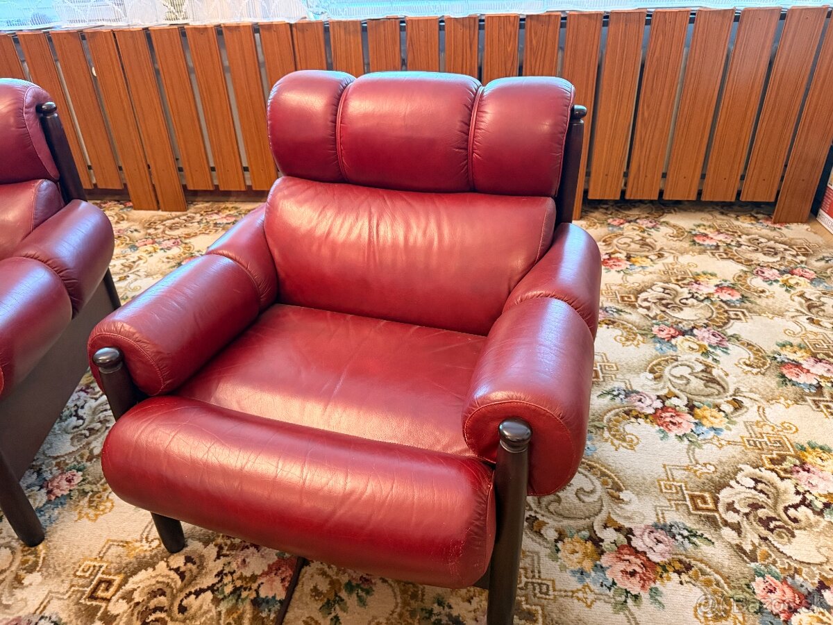 Kožená sedacia súprava - 4