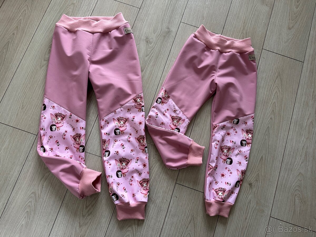 Softshellove nohavice s flisom 86-140 - 4