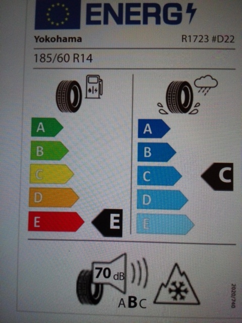 185/60 R14-zimne Yokohama - 4