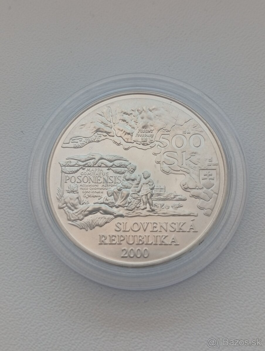 Strieborné 500 Sk mince - 4