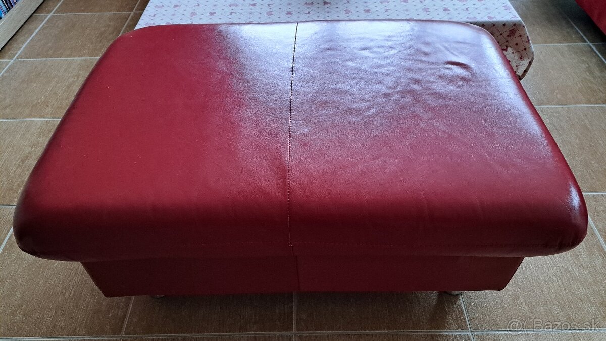 Kožená sedacia súprava 3+2+tab - 4