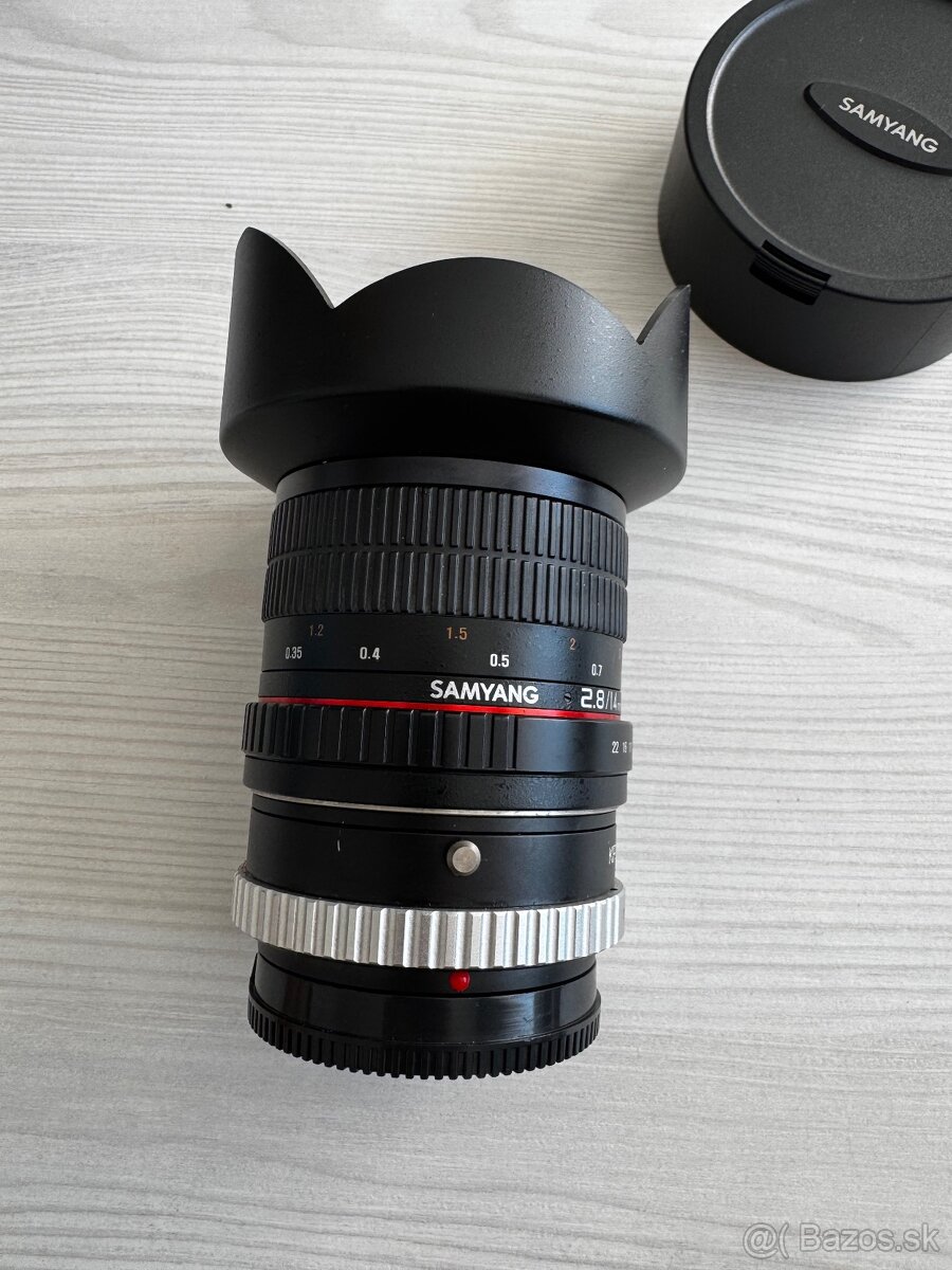 Širokouhlý objektív Samyang 14mm/2.8 - 4