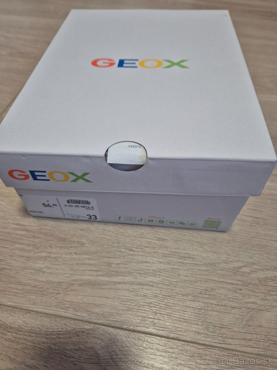 Geox nové dievčenské jesenné topánky č. 33 - 4