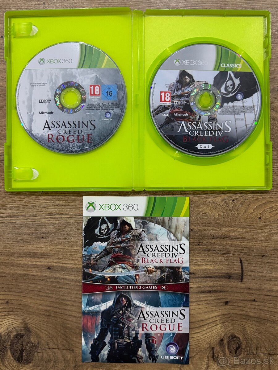 Hra Xbox 360 - Assassin’s Creed IV Black Flag + Rogue - 4