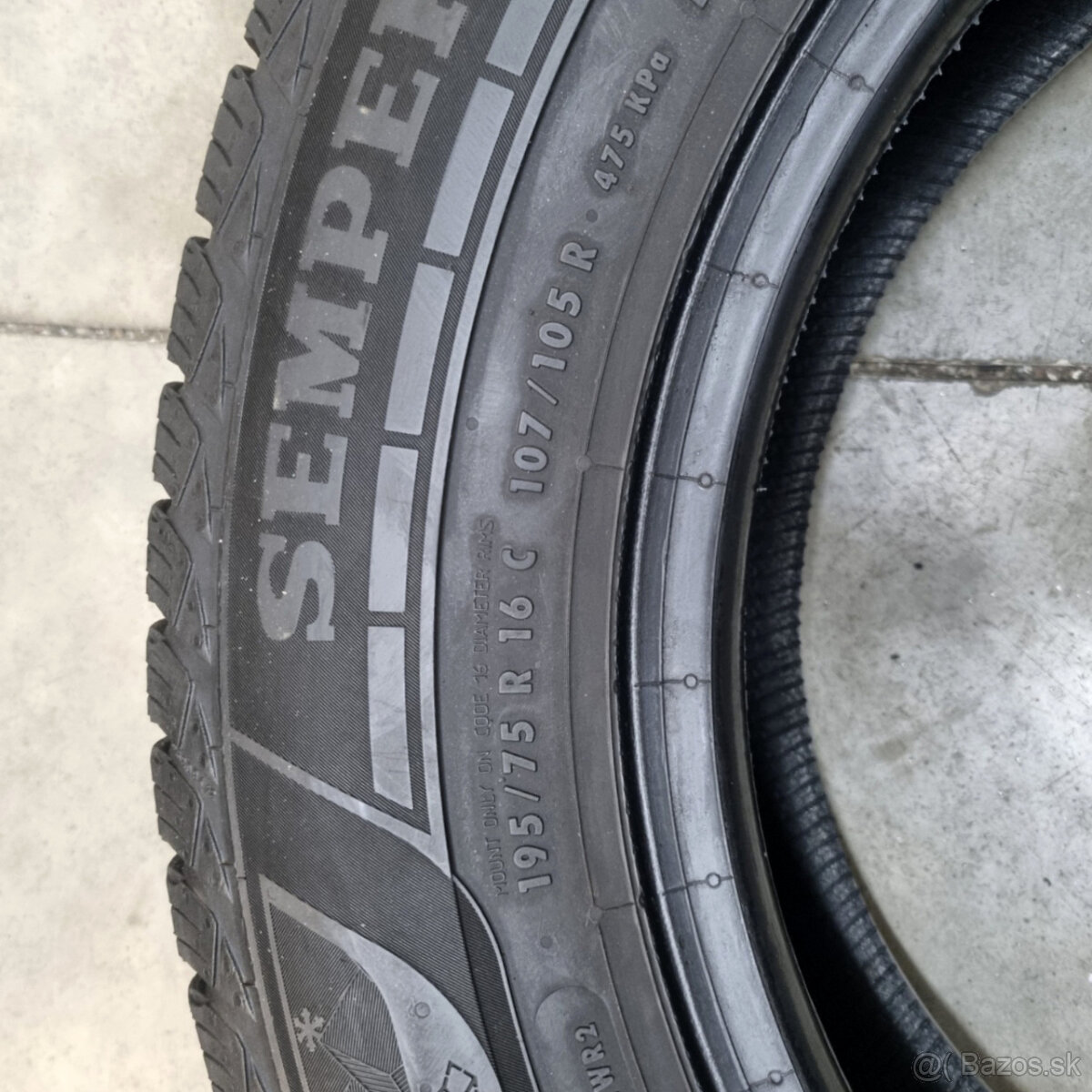 Zimné dodávkové pneumatiky 195/75 R16C SEMPERIT - 4