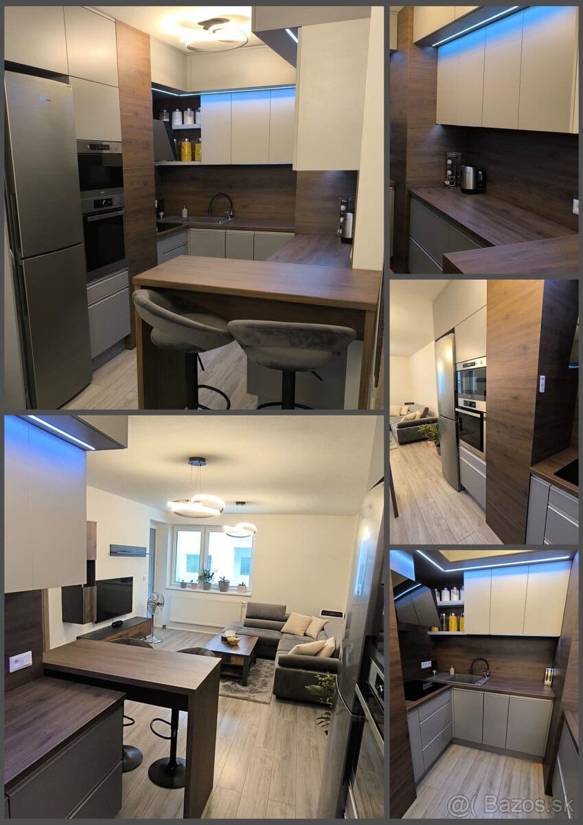 2izbovy zariadený byt na prenájom - 4