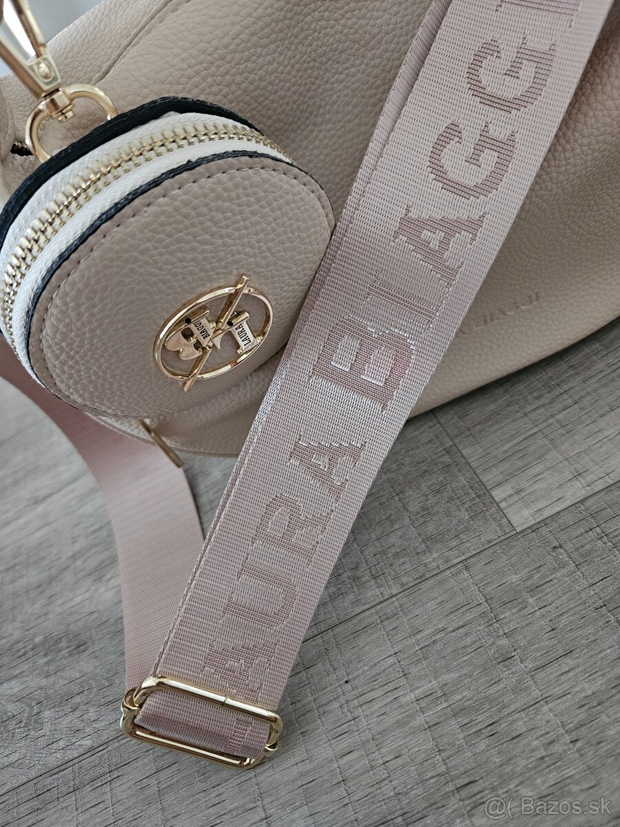 Béžová crossbody kabelka - 4