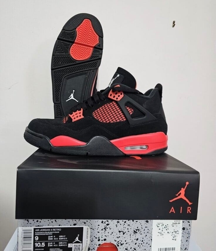 Jordan Retro 4 Military Red - 4