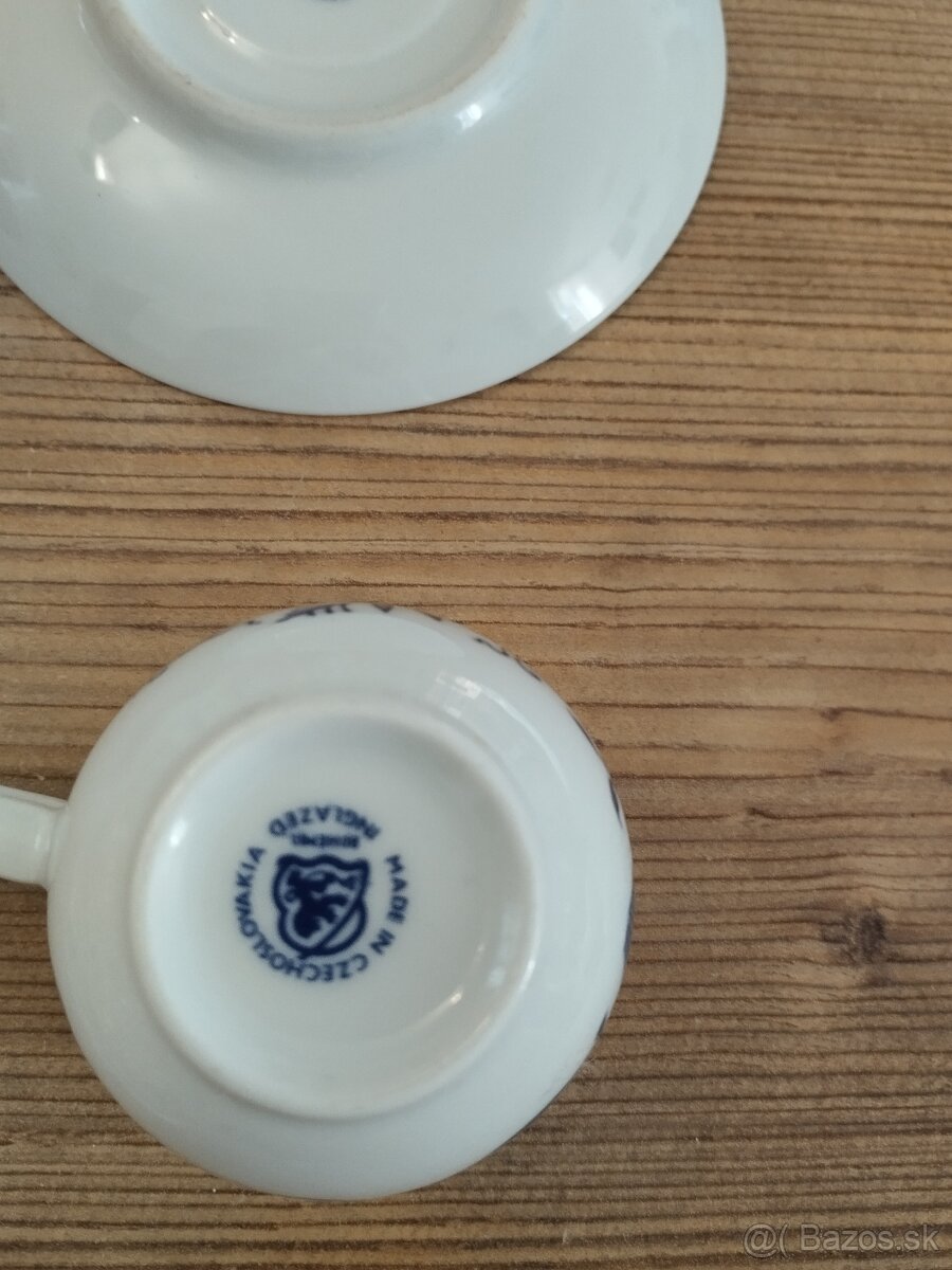 Porcelánová súprava - cibuľový vzor - Czechoslovakia - 4