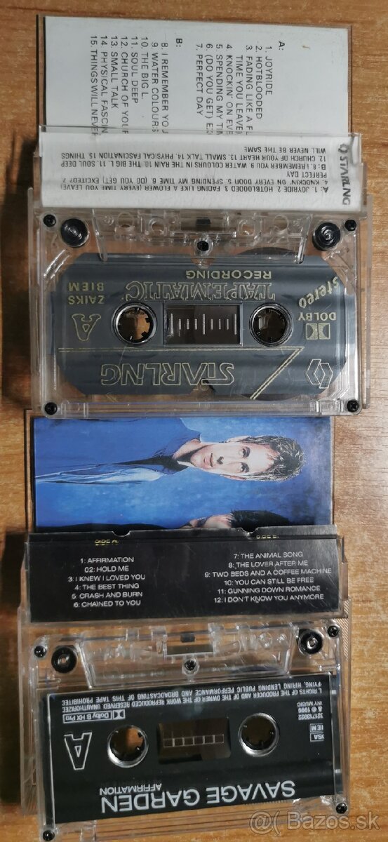 CC kazety nahraté: Roxette a Savage Garden - 4