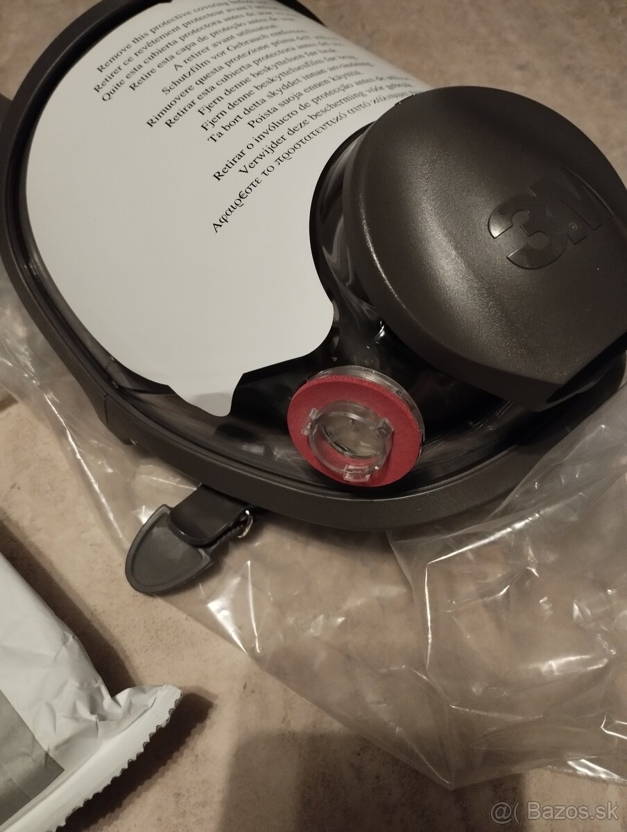 Celotvarová Ochranná Maska 3M Sklo + Filtre Polovičná Cena - 4