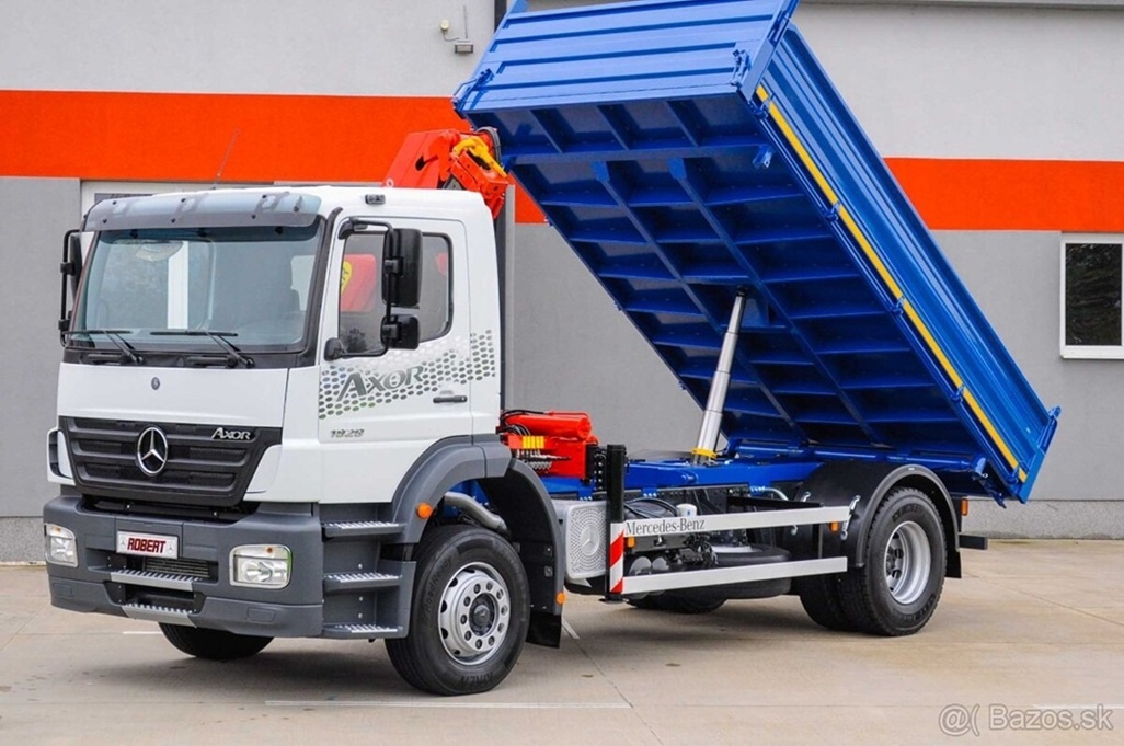 MERCEDES AXOR 1828 TROJSTRANNÝ SKLÁPAČ HYDRAULICKÁ RUKA EU4 - 4