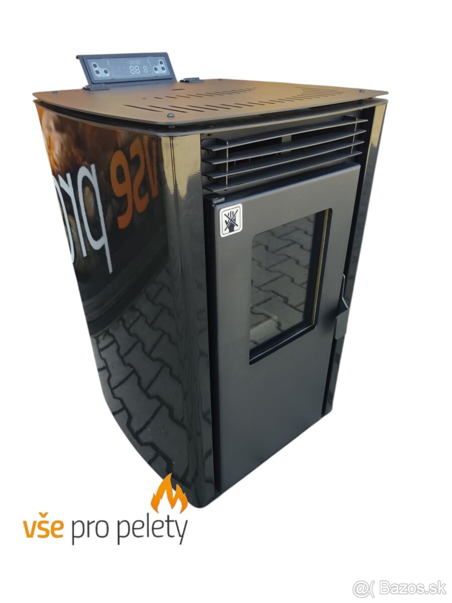 Teplovzdušné kamna na pelety 6 kW, nové, samozápal,aplikácia - 4