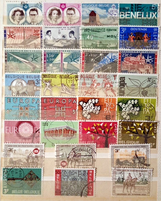 Predám poštové známky BELGICKA - 4