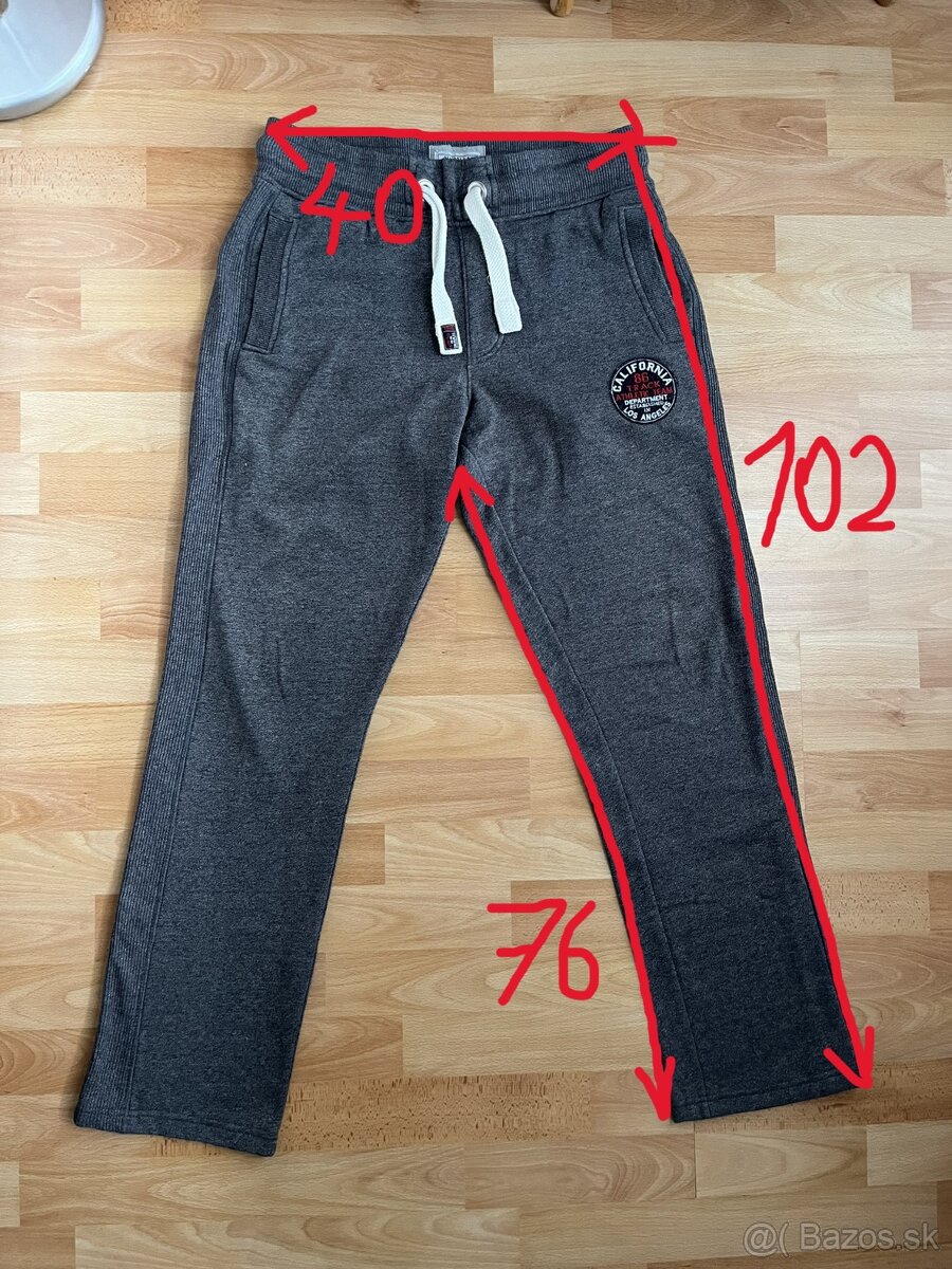 Sivé F&F tepláky M - 4