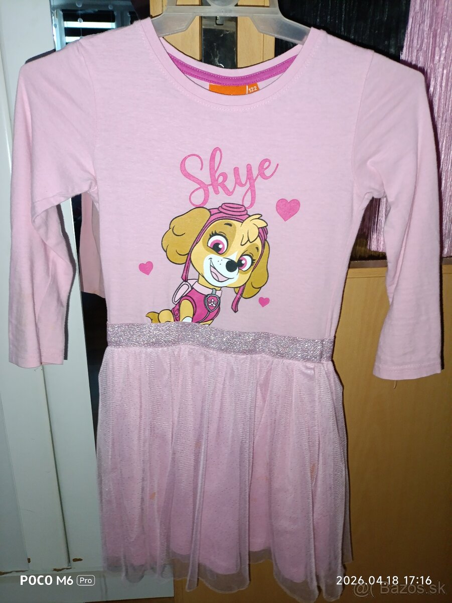 Šaty 122/128 a sukničky 116/122 - 4