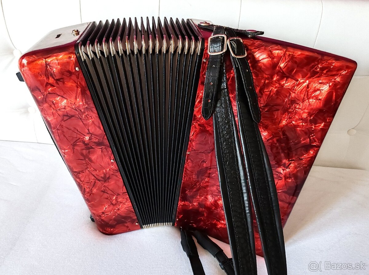 Predam akordeon Delicia Arnaldo 72 bas., TOP stav... - 4