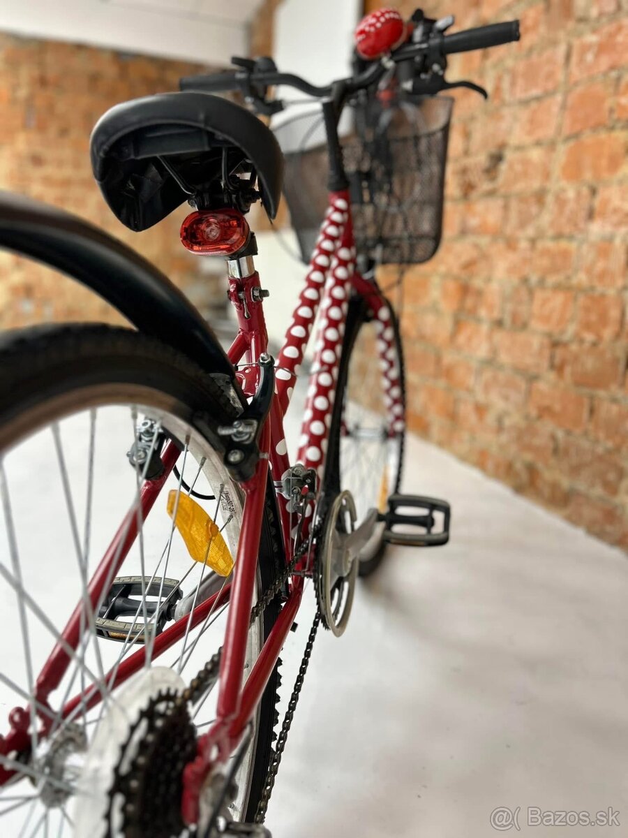 Dievčenský bodkovaný bicykel - 4