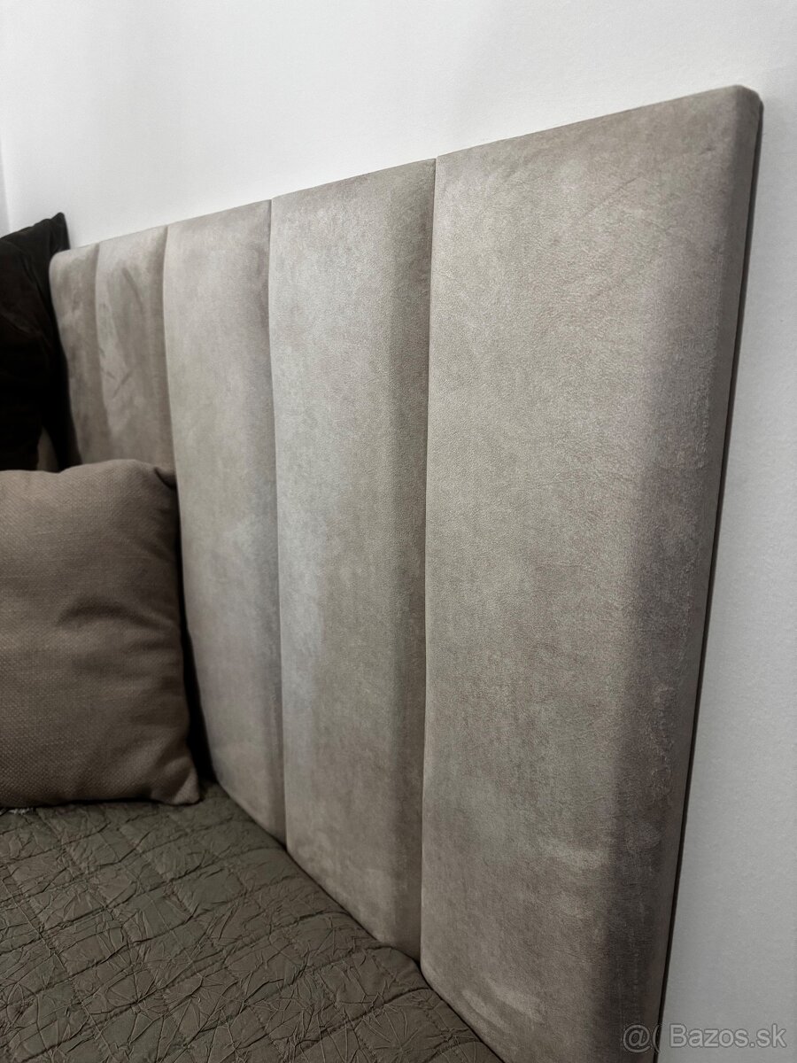 Nová rohová čalúnená posteľ + matrac zdarma (125×200) - 4