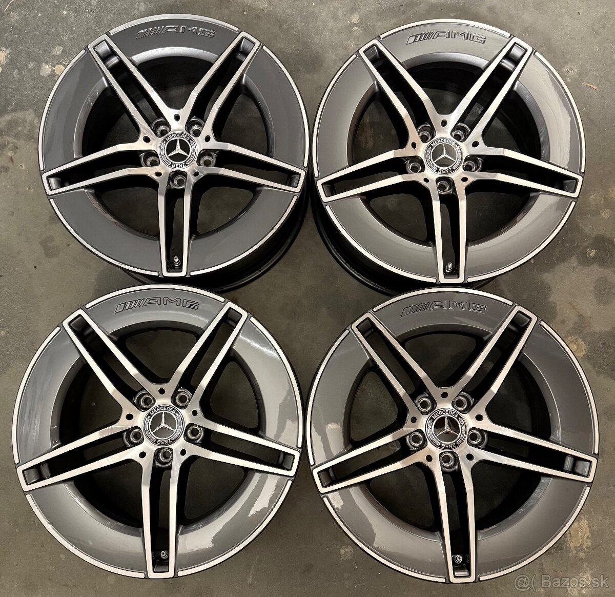 Hliníkové disky 5x112 R19 Mercedes Benz E Clas W214 S214 AMG - 4