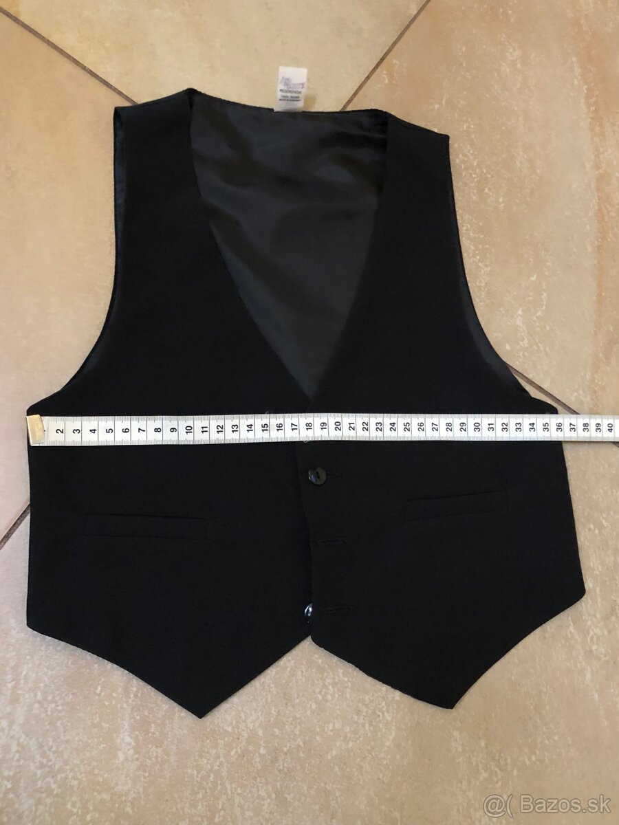 Vestička pre chlapca čierna 134 - 4