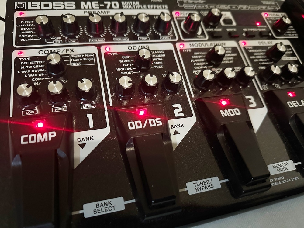 Gitarový multiefekt Boss ME-70 - 4