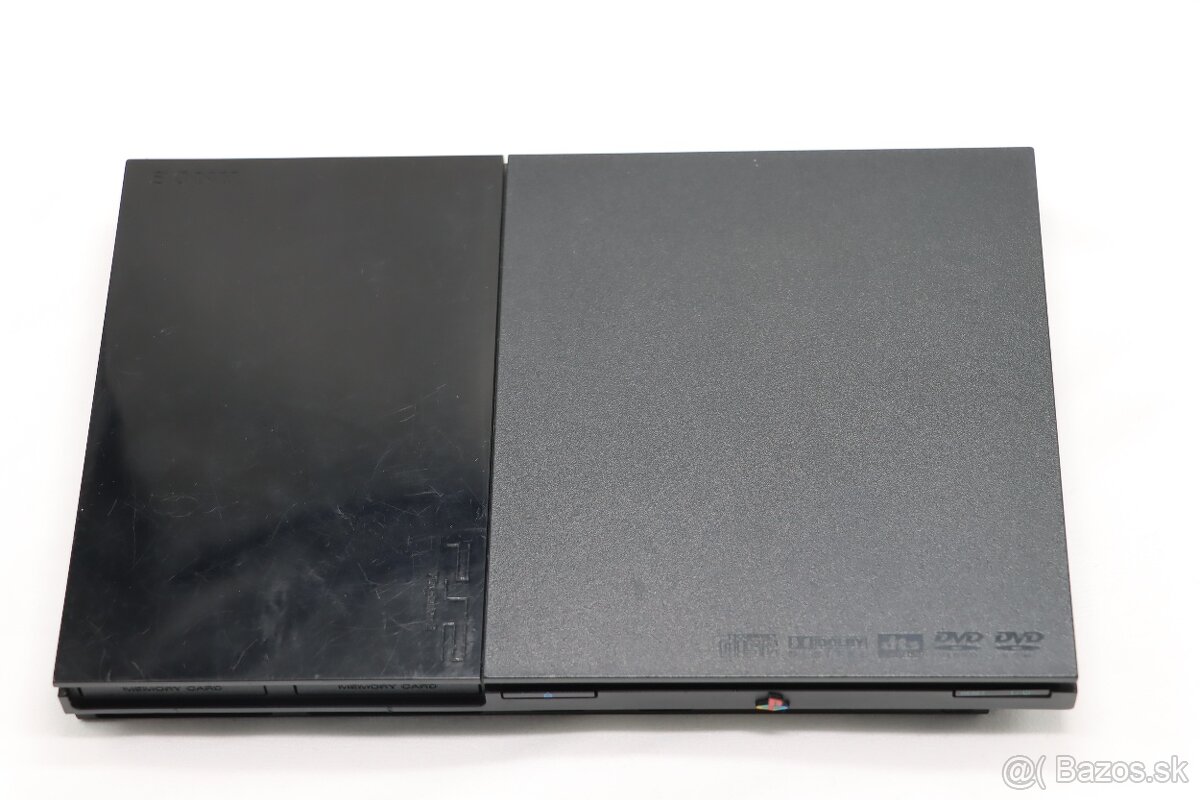 PS2 Slim SCPH-90004 + orig ovládač + karta - 4