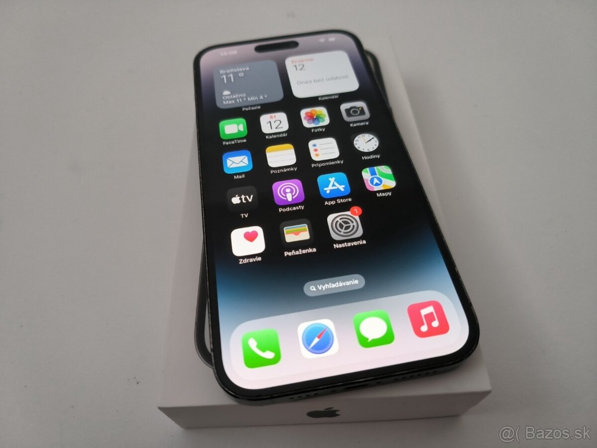 apple iphone 14 PRO MAX 128gb Space Black / Batéria 100% - 4