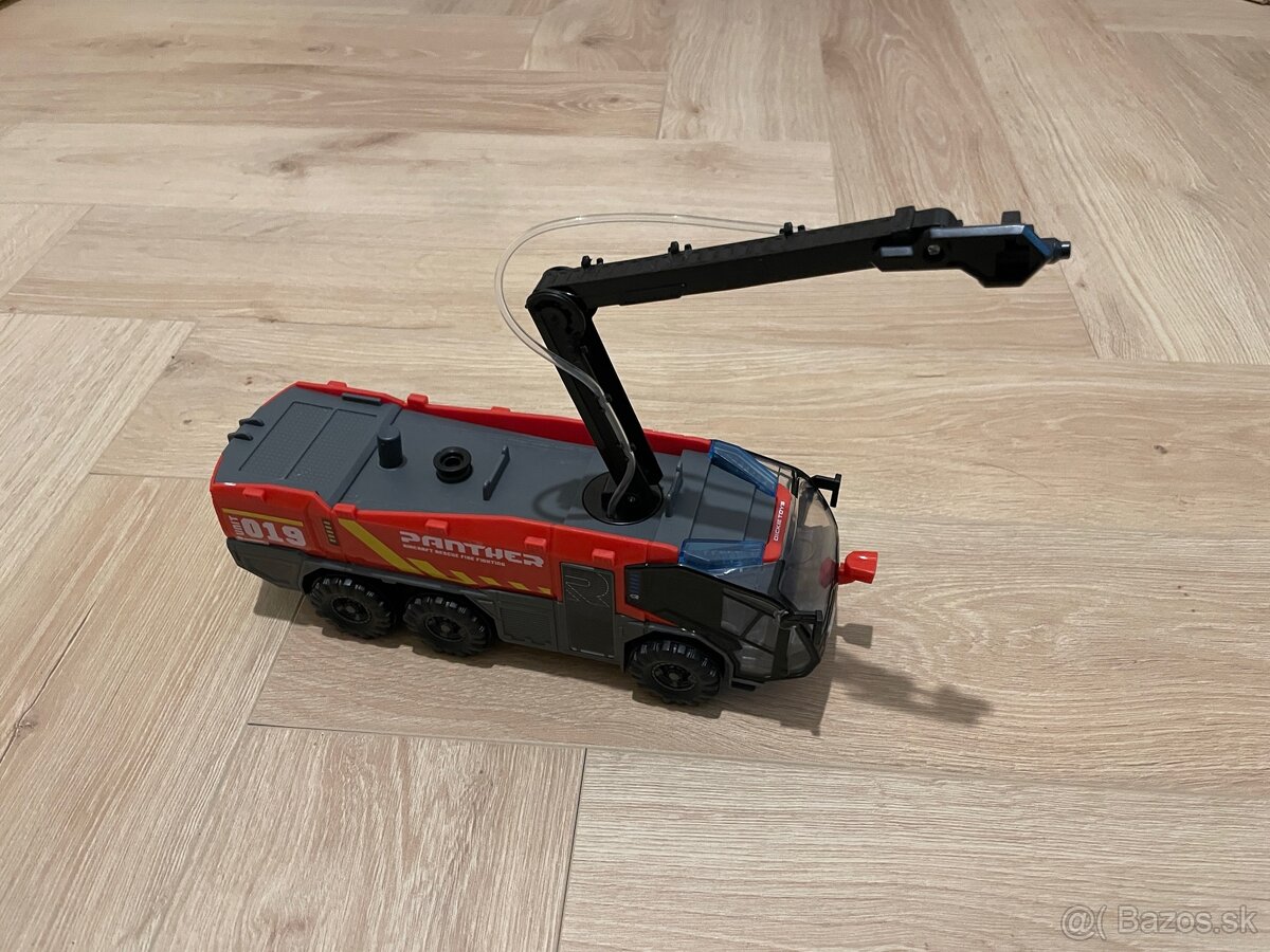 Drevené autíčka, letiskové hasičské auto - 4