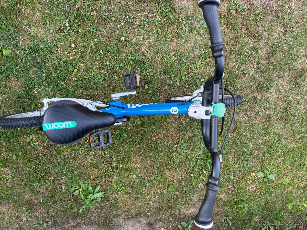 Woom 2 14" detský bicykel modrý - 4