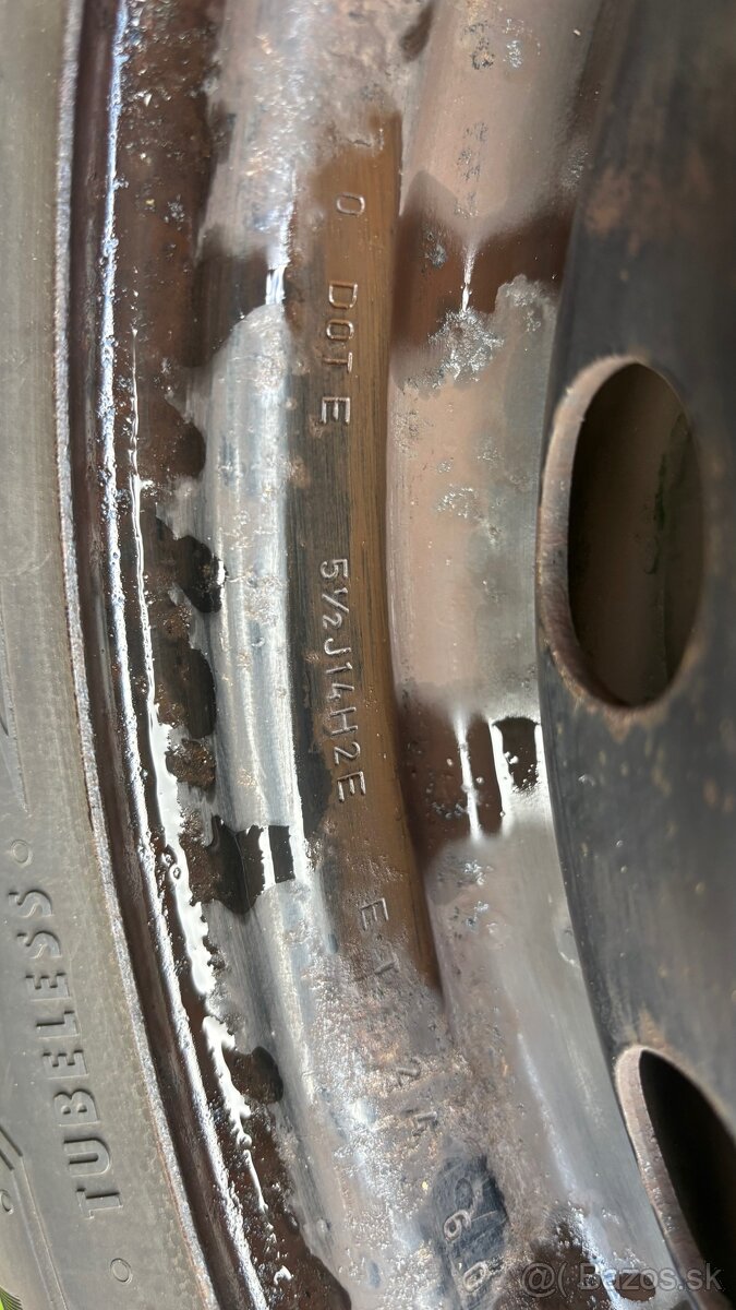 Zimné kolesá 14" zánovné, Barum Polaris 5 - 4