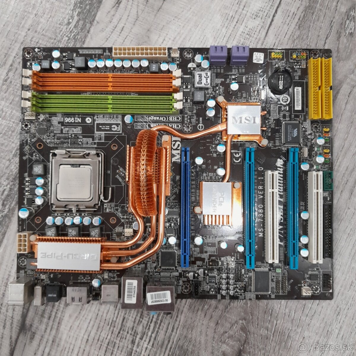 Predám MSI P7N SLI Platinum + Q6600 - 4