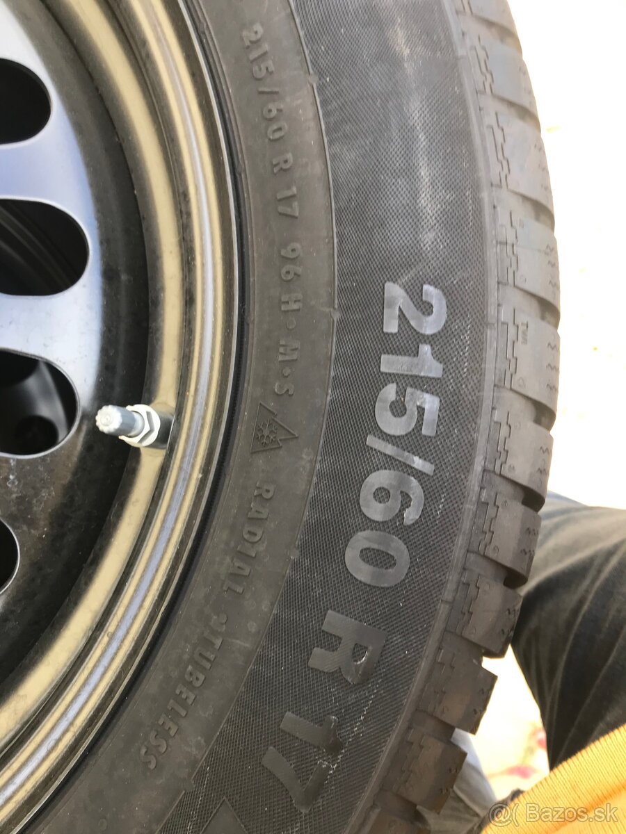 215/60r17 nove zimné kolesa 5x112 - 4