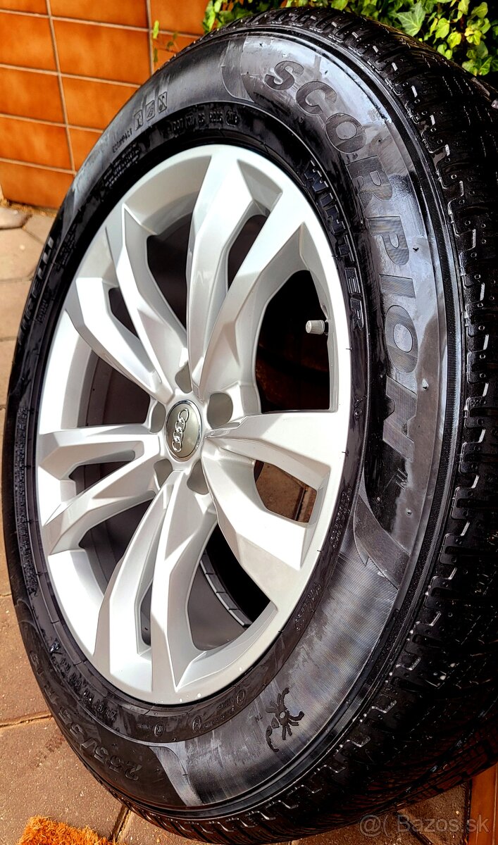 alu R19 5x112, senzory, zimné pneu 255/55, Audi Q7, E-tron - 4