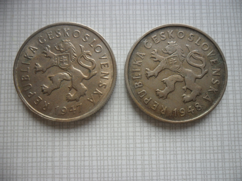 Mince ČSR roky 1946 - až 1954 - 4
